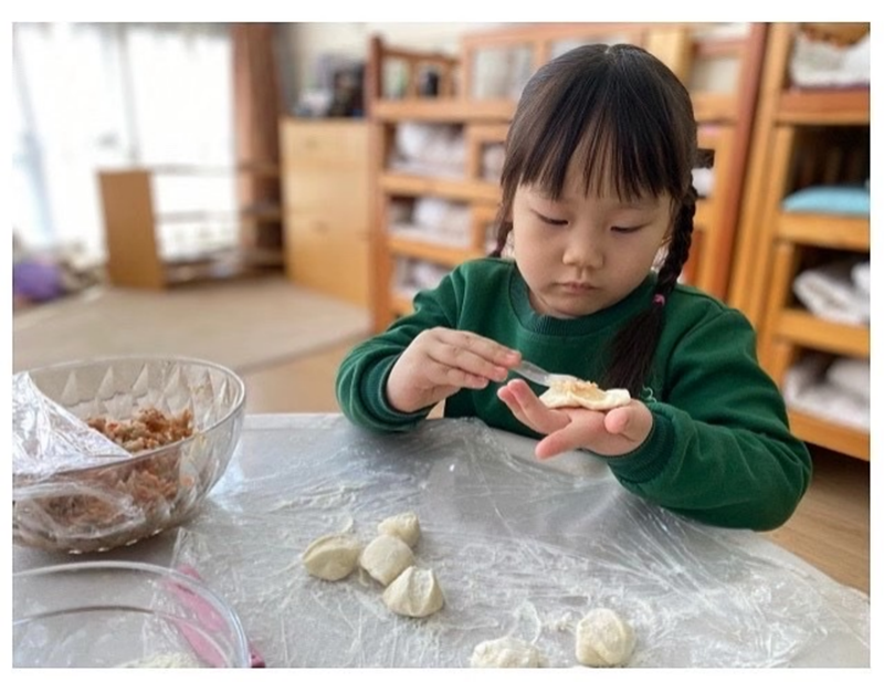 跨世紀(jì)蒙氏教育成果案例（操作化）——我會(huì)包餃子啦