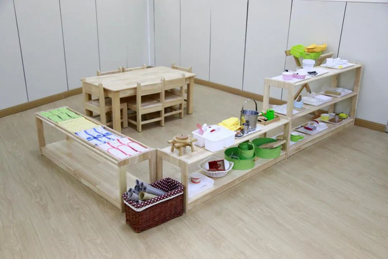 幼兒園園中園2-3歲蒙特梭利托育班環(huán)境創(chuàng)設(shè)——日常生活領(lǐng)域